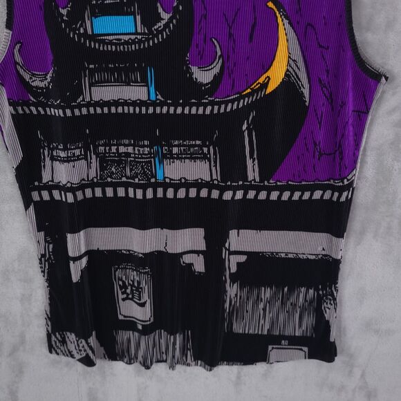 Jamie Sadock Asian Pagoda Timpleripple Top Womens Sz 2XL Sleeveless Crinkle Golf - Picture 7 of 12